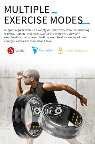 Smart Ring - Heart rate monitor Blood oxygen saturation Sleep Monitoring