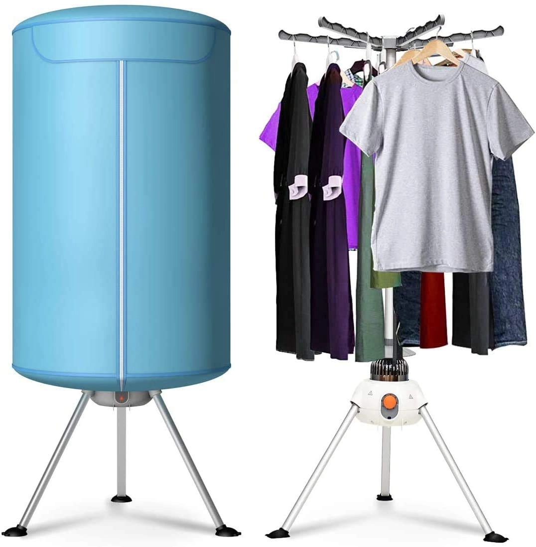 PYXZQW Folding Clothes Dryer - Portable Ventless Hot Drying