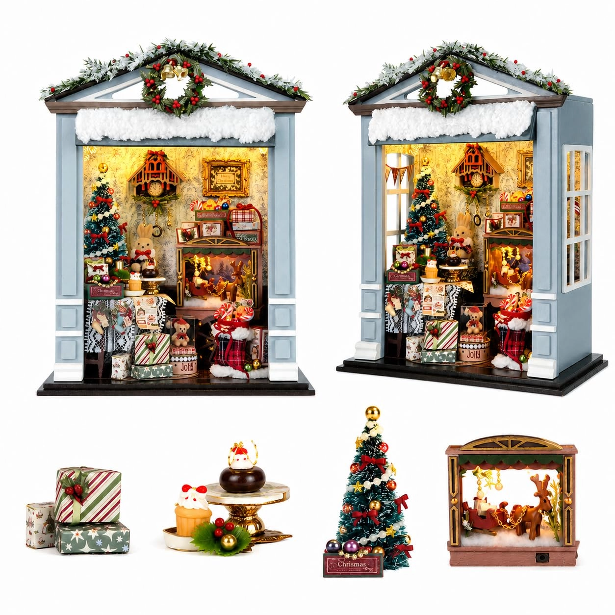 Spilay Book Nook Kit - Animal, Beach, Christmas, Fantasy, Floral, Forest, Halloween, Movie, Music, Princess 1:24