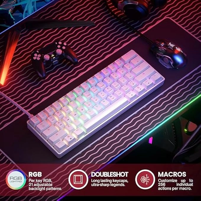 60% Gaming Keyboard - Wired