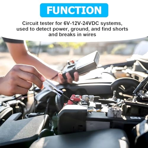 Continuity Tester - 6 V / 12 V / 24 V DC