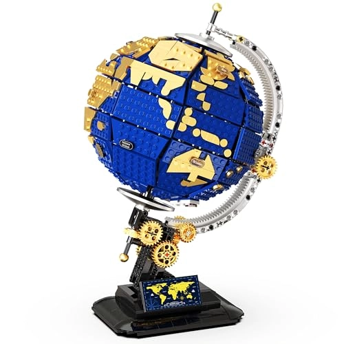Spinning globe block toy - 14 years and up 1455 pieces