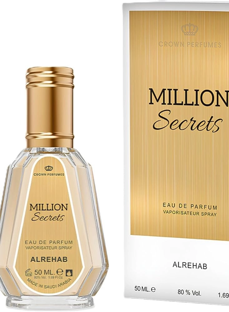 Al-Rehab Perfumes Million Secrets Eau de Parfum - 50ml