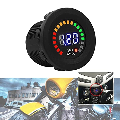 LED Display Voltmeter - 12V Waterproof