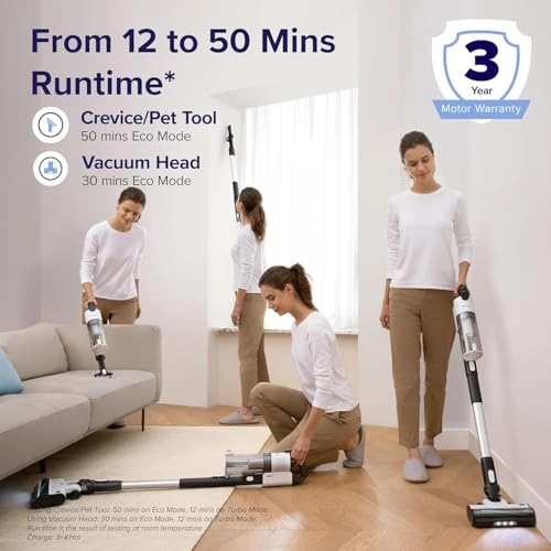 LSV-V201-WUK - Cordless Stick Vacuum Cleaner 50 minutes
