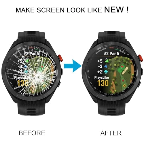 LCD Screen with Digitizer Full Assembly for Garmin Approach S70 47mm