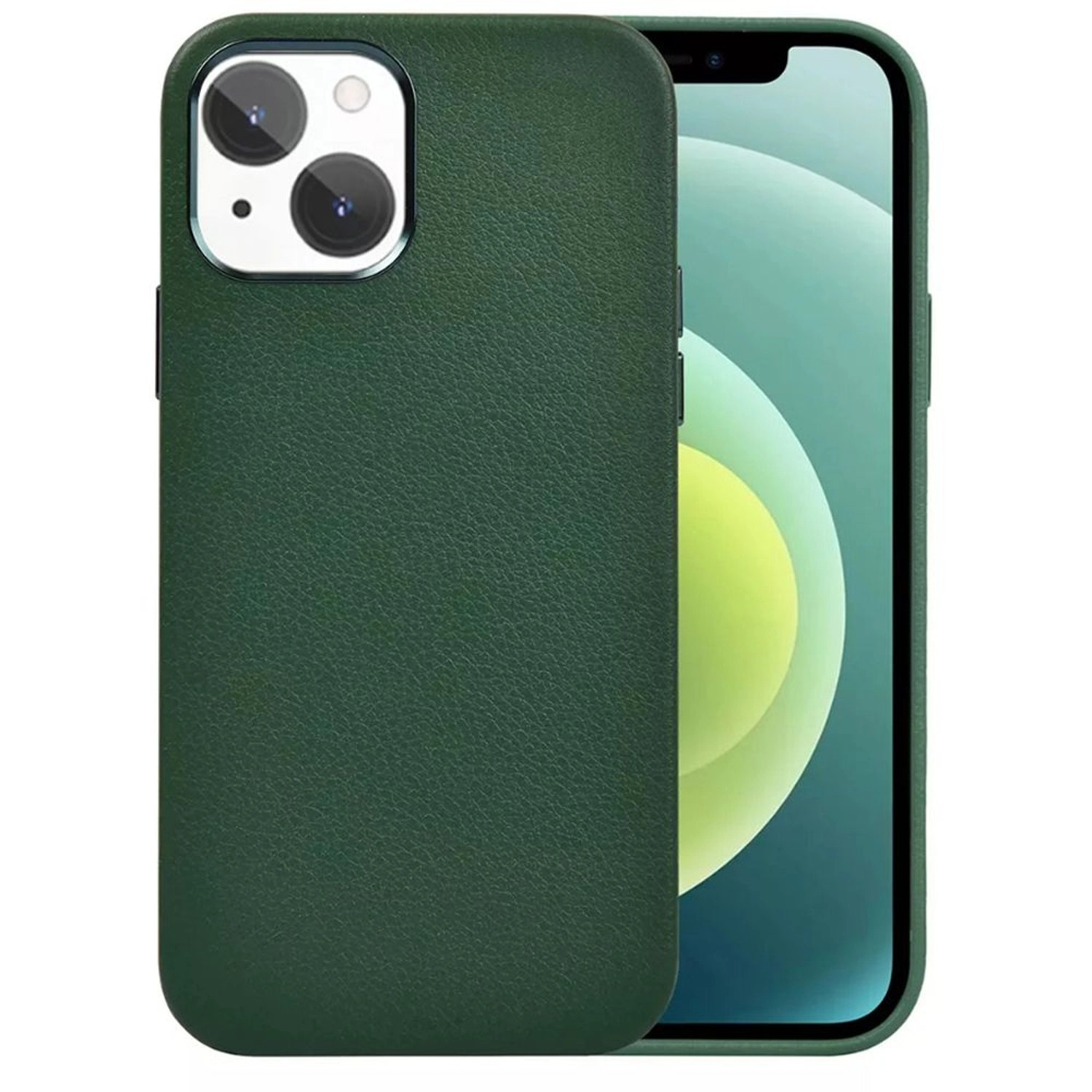 WIWU Calfskin Genuine Leather Case for iPhone 13