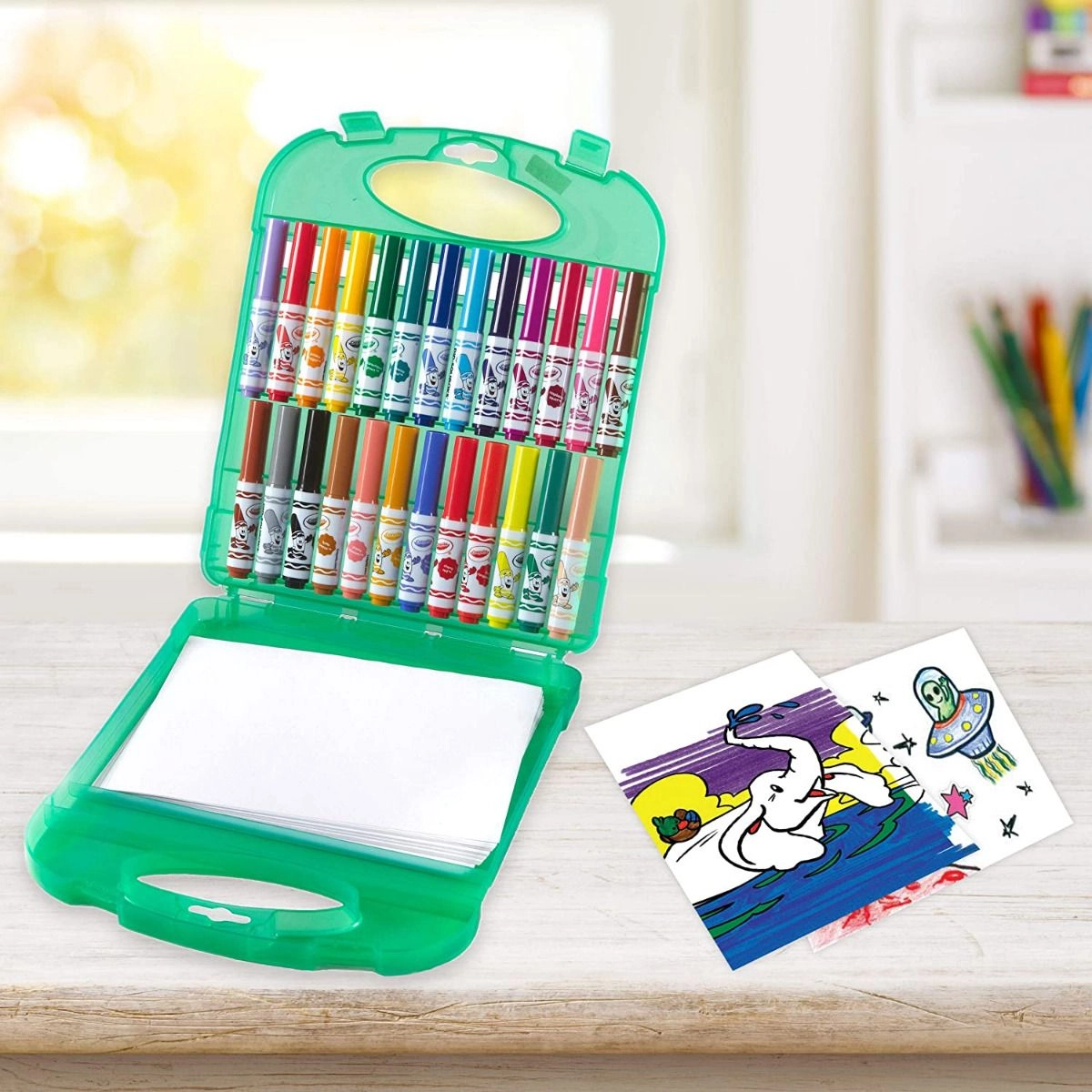 Crayola Washable Pip Squeaks Markers & Paper Set - 65 Pieces Multi Colour