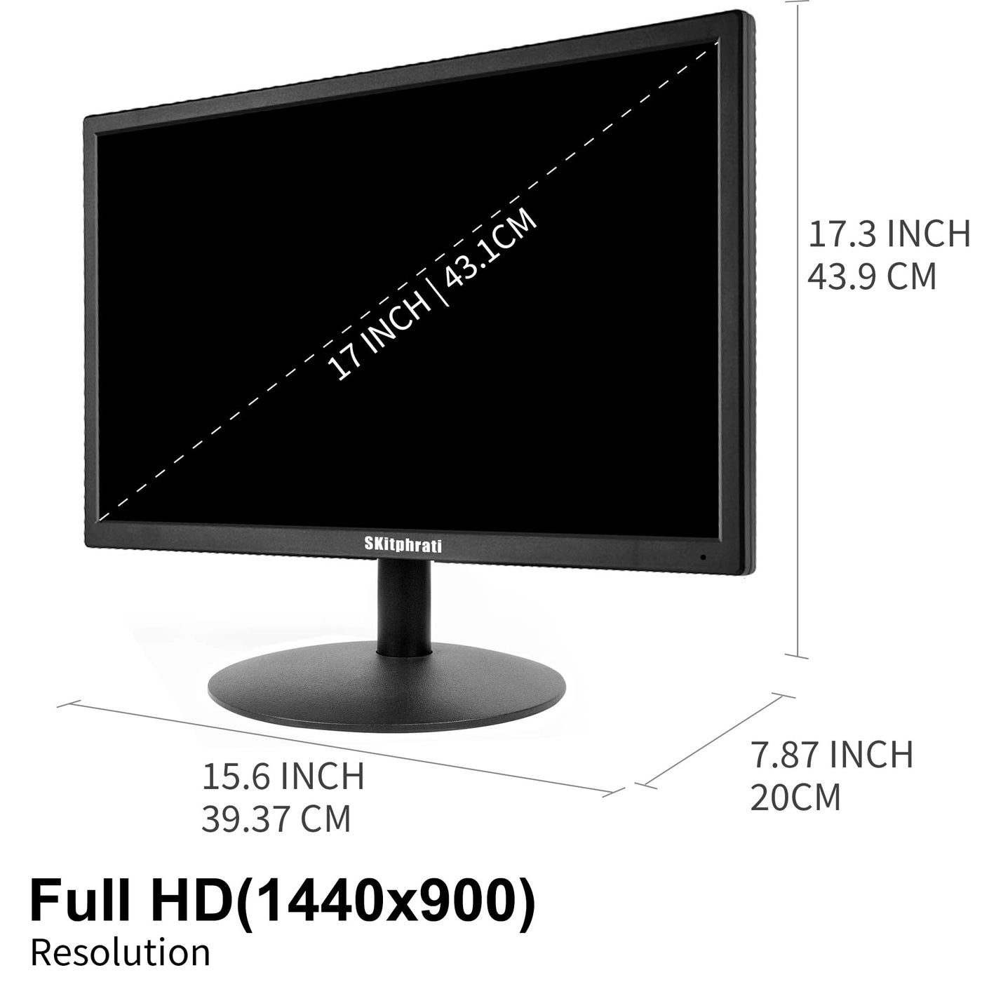 PC Monitor - 1440x900 17 inch