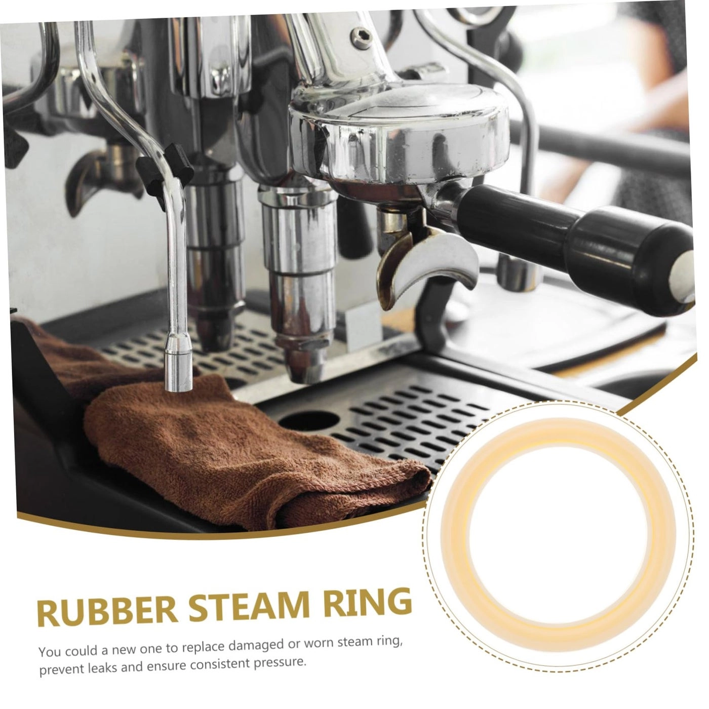 Steam Ring - 54mm Light Yellow