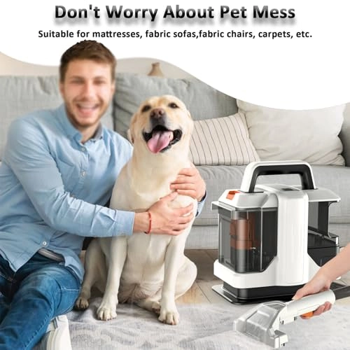 6-in-1 Portable Carpet Washer - Hot and Cold Water Extraction