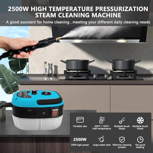 Handheld Steam Cleaner - 3 BAR 1.2L