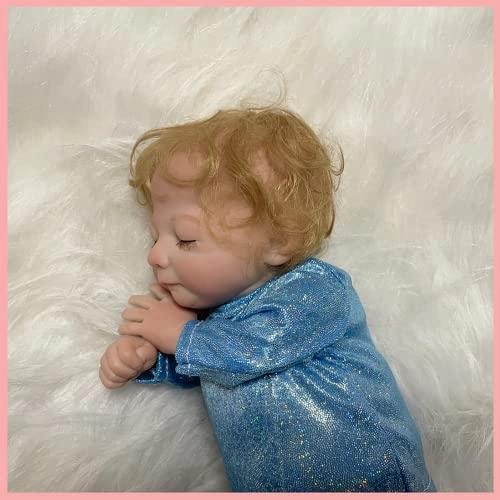 Reborn Baby Doll - 15 Inches Vinyl Handmade Hair Mermaid