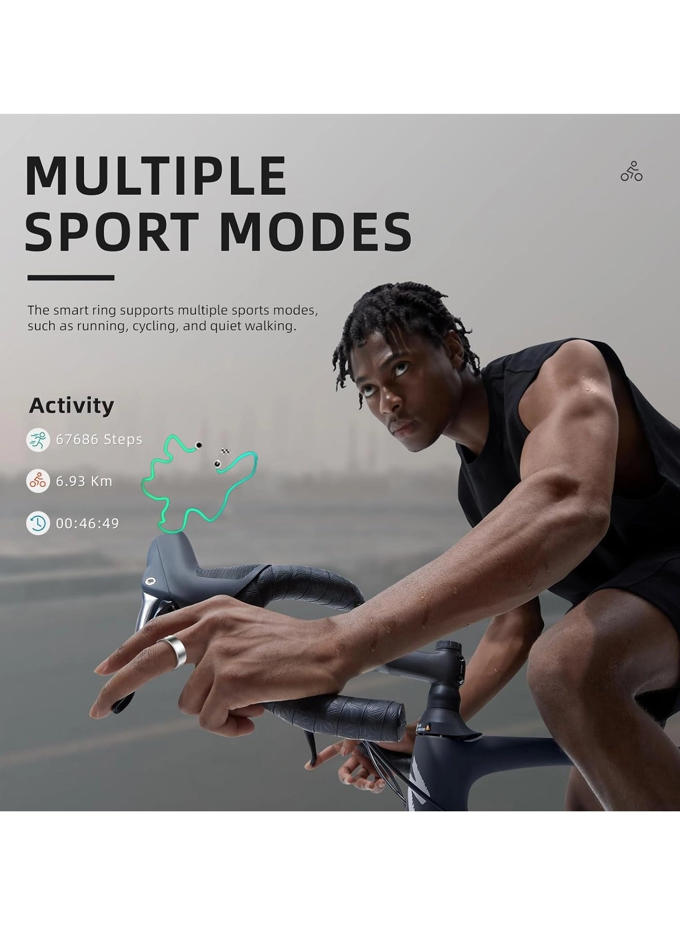 Smart Health Ring - Fitness Tracker Heart Rate Blood Oxygen