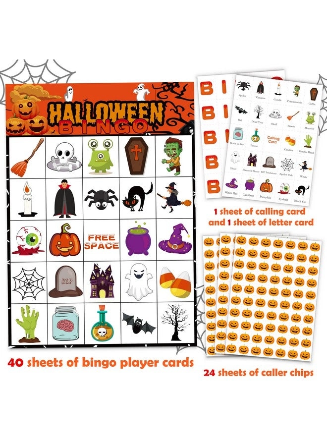 Halloween Bingo Game Cards