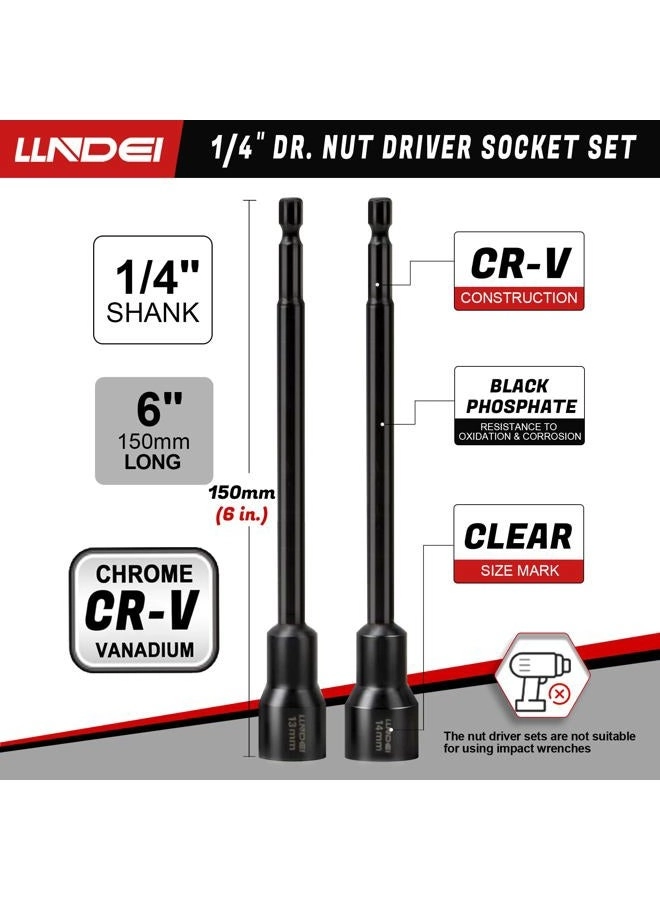 Brushless Power Drill Set - 2.0Ah + 1/4-Inch Drive Socket Set