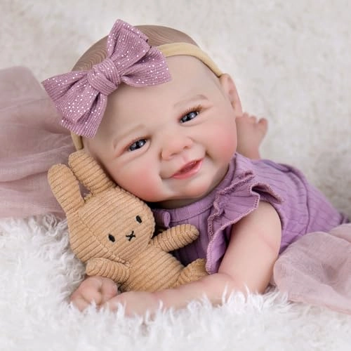 Reborn Baby Doll - 20 inch Vinyl Open Eyes Ages 3+