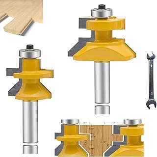 OLETBE-TECH Router Bit Set - 1/2 Inch Shank 2 PCS