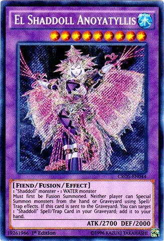 Konami YU-GI-OH! El Shaddoll Anoyatyllis CROS-EN044 - English - 1st Edition Secret Rare