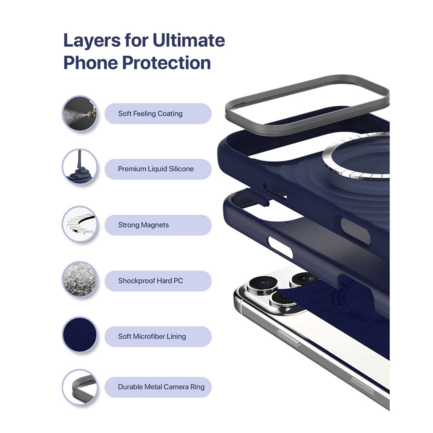 QUIVERX Ripple Case for iPhone 17 Pro