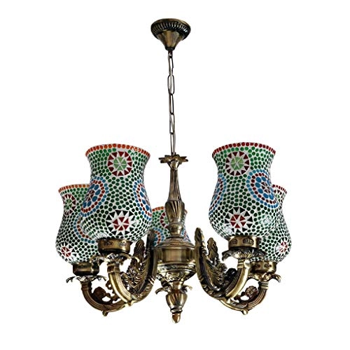 5-Light Vintage Edison Chandelier