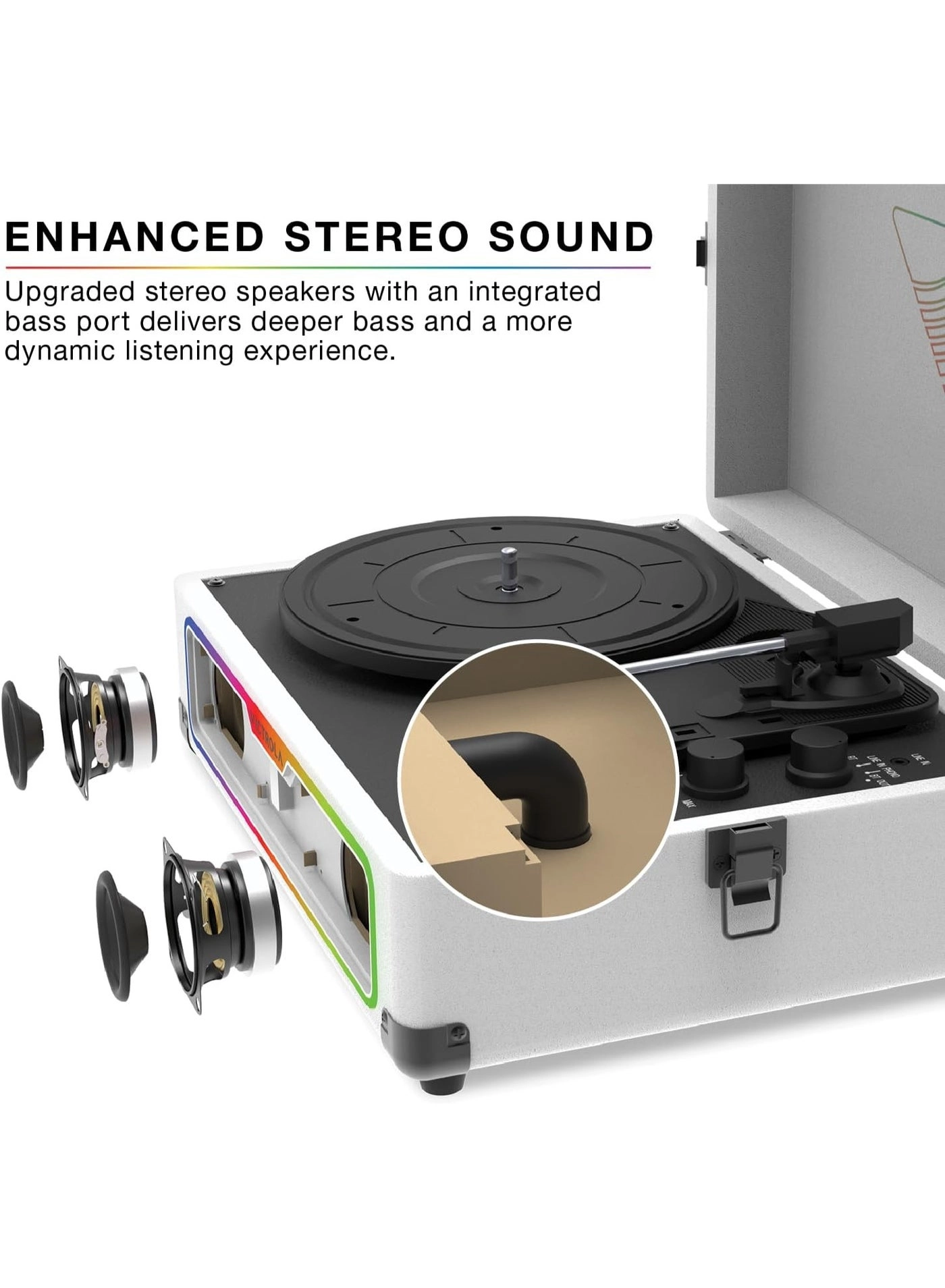 Journey Glow - Illuminated Suitcase 18 RGB Light Effects Bluetooth Streaming