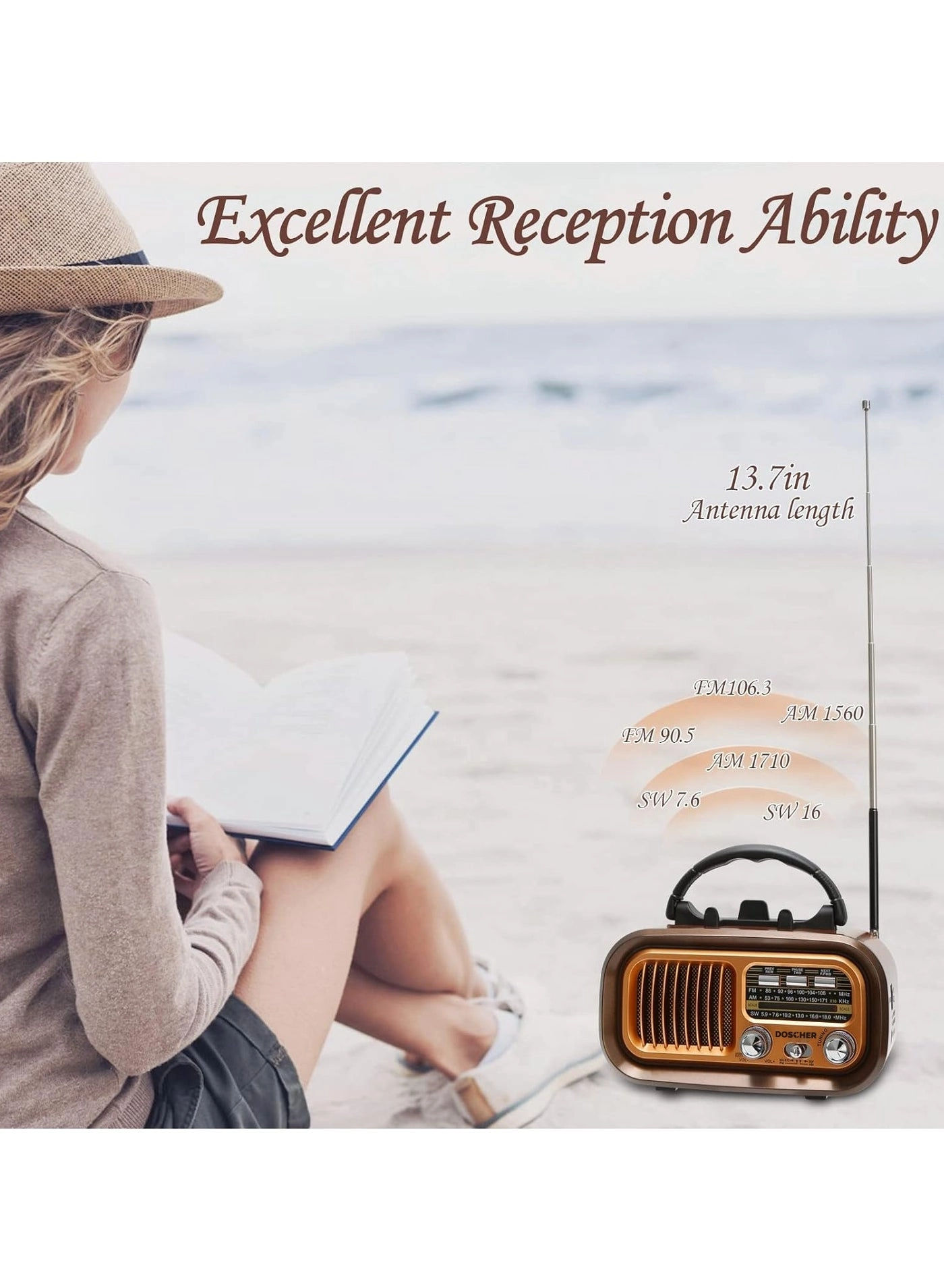 Retro Vintage Radio - Portable
