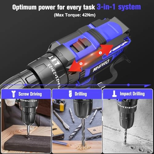 Cordless Screwdriver - 2000 Milliamp Hours