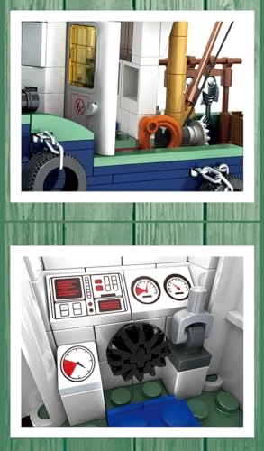 Fishing Boat Building Blocks Set - 582 pcs