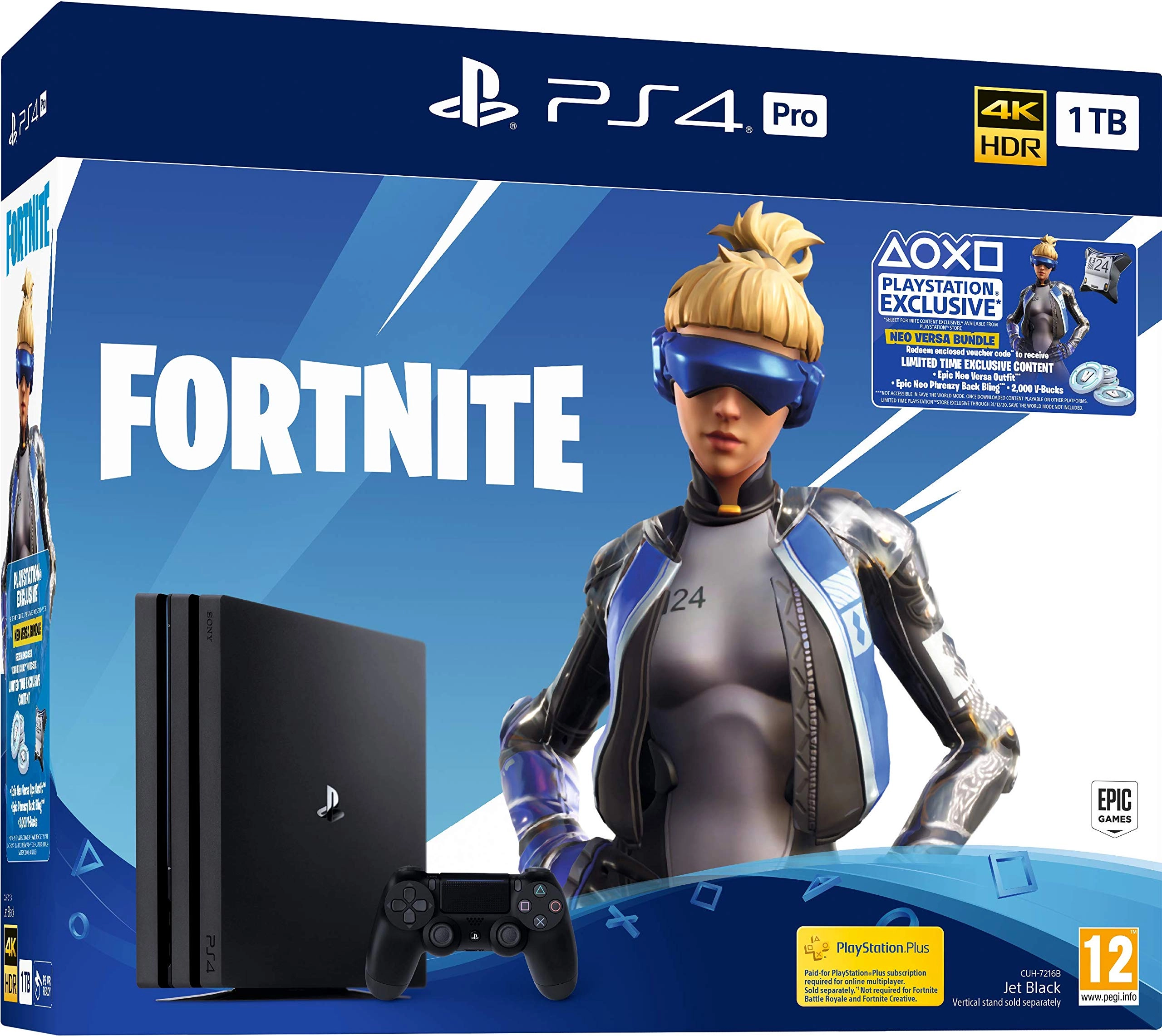 Sony PlayStation 4 Pro - 1TB Black