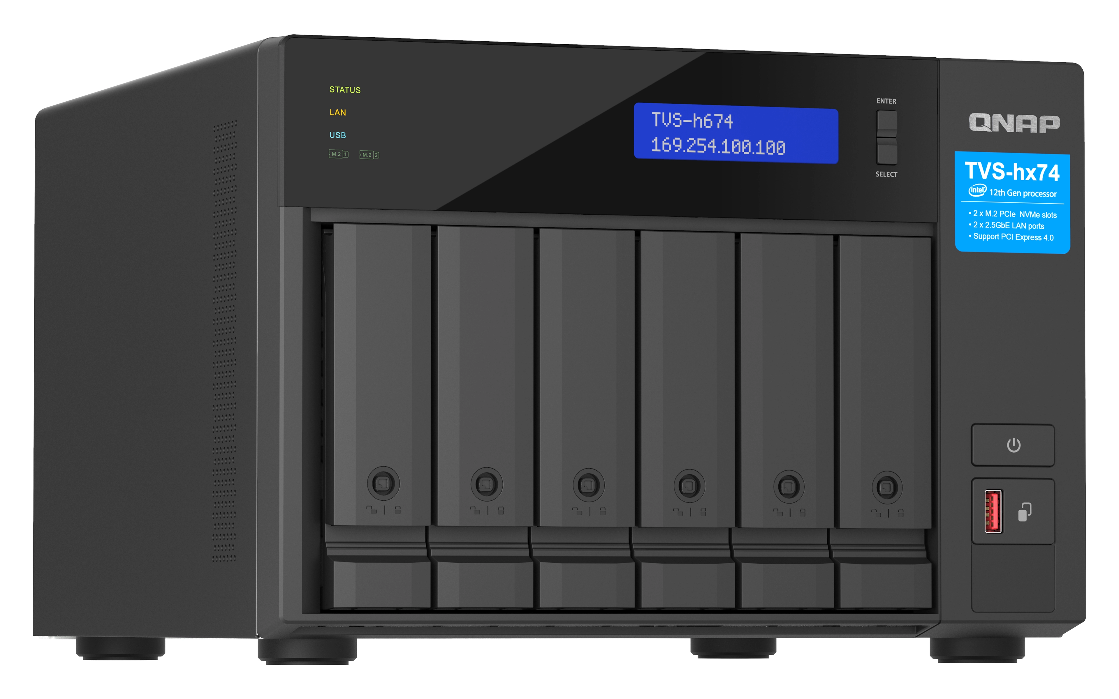 TVS-h674-i3-16G 6-Bay 4TB