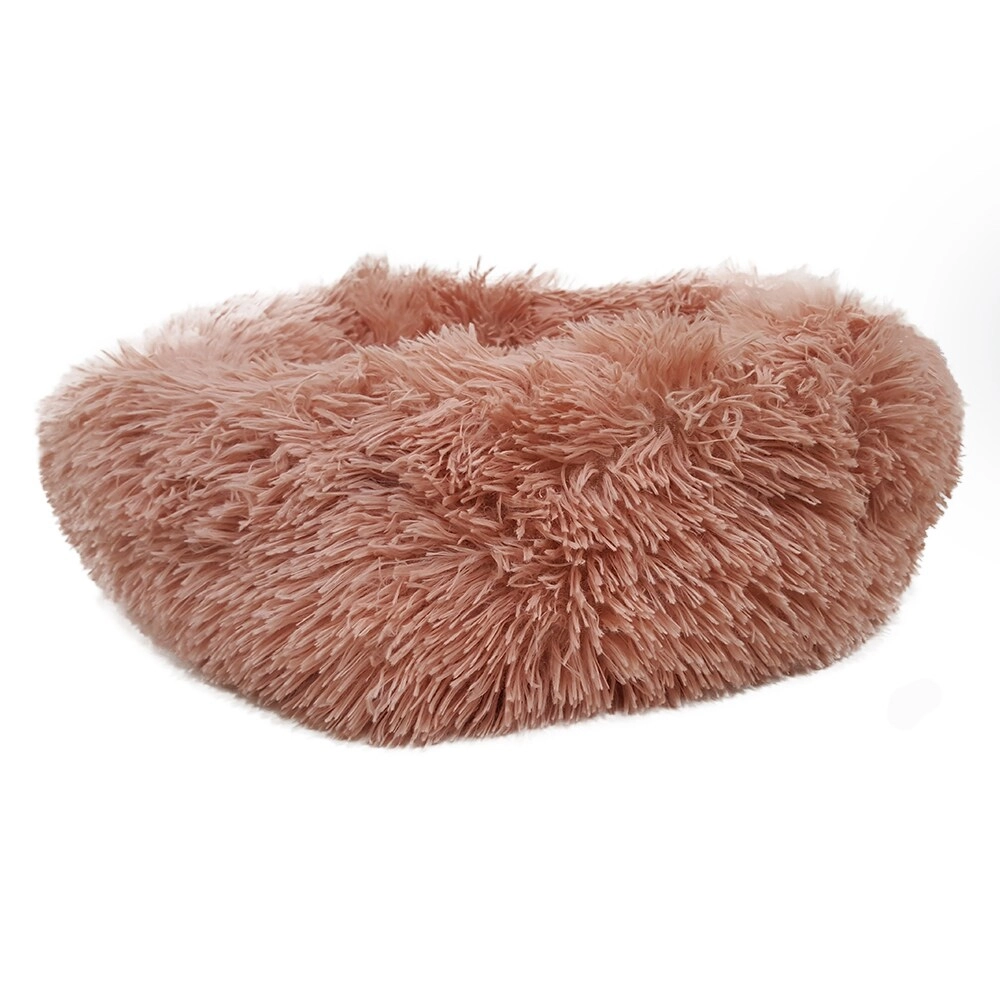Velor Plush Round Bed - 71 x 20cm