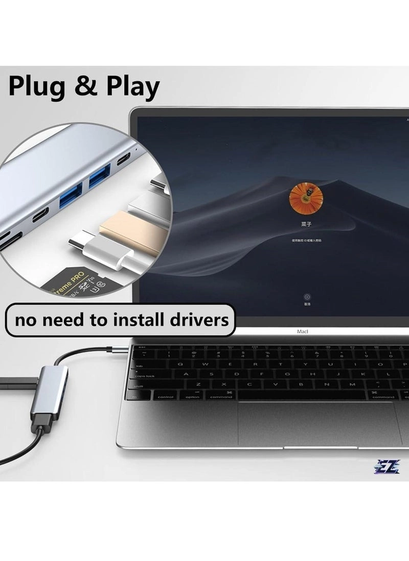 USB C Hub - 4K HDMI 100W PD