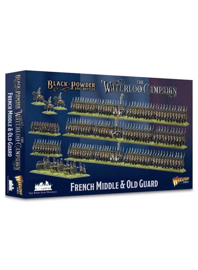 Black Powder Epic Battles: The Waterloo Campaign - French Middle & Old Guard Plastic Model Kit