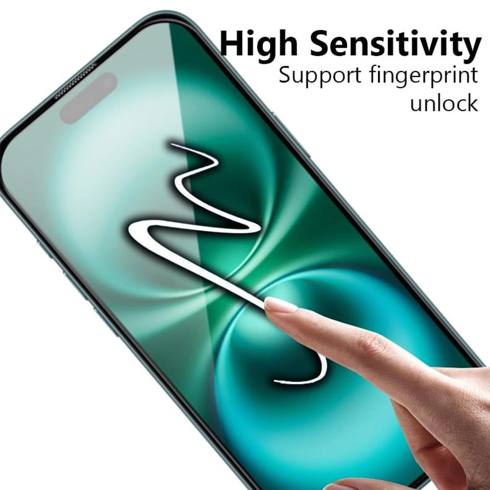 Clear Tempered Glass Screen Protector for iPhone 16