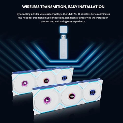 UNI FAN TL120 LCD - 120mm