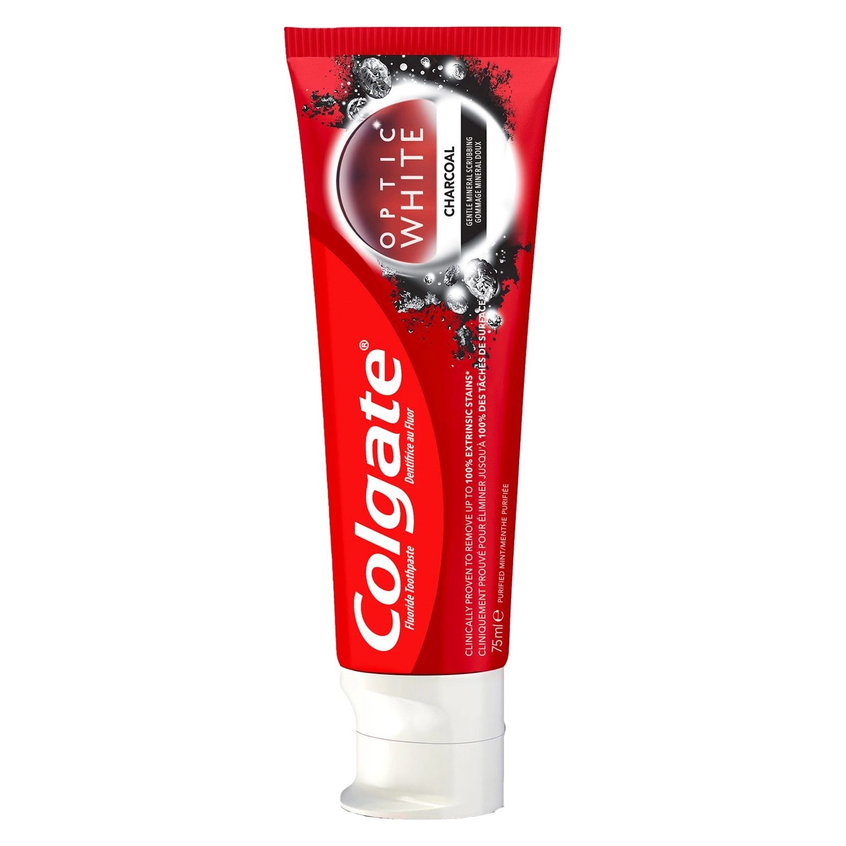 Optic White Charcoal Toothpaste 75ml