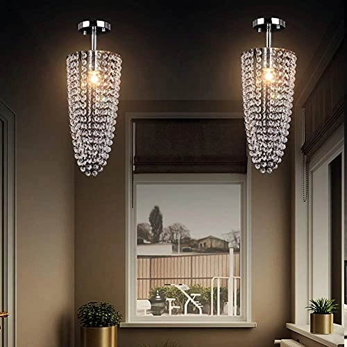 Crystal Chandelier - 1 Light K9 crystal