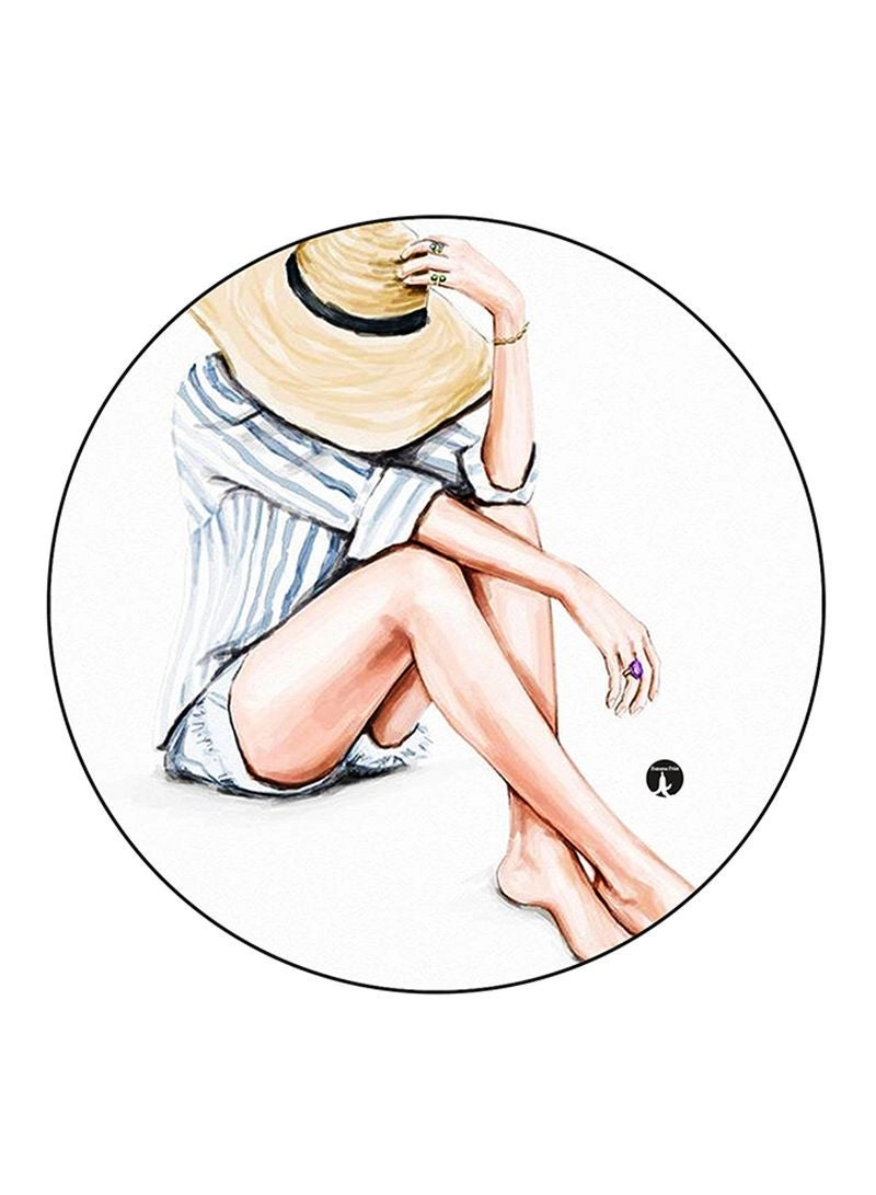 Woman Printed Mouse Pad