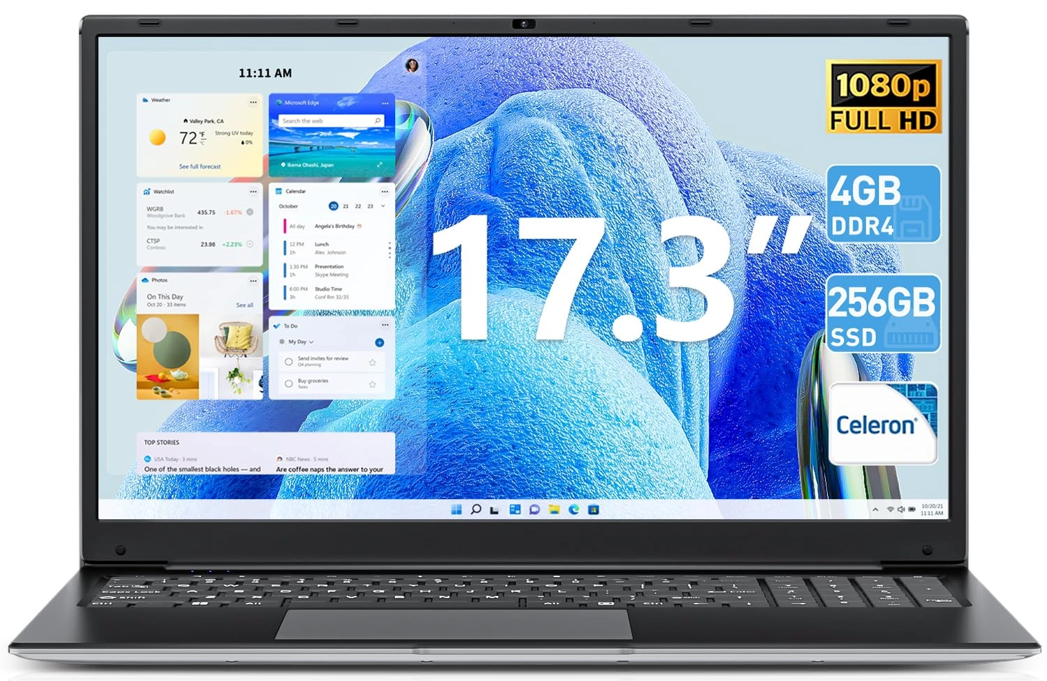 SGIN M17 - 17.3'' 256GB 4GB Celeron J4105