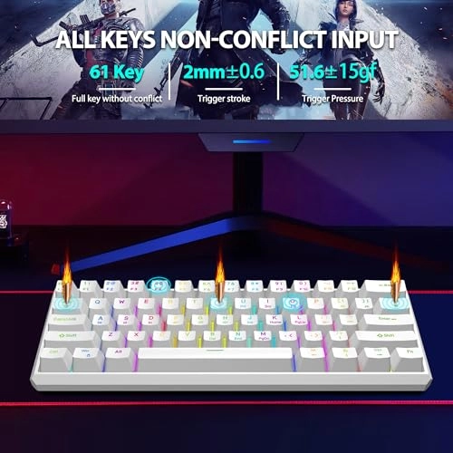 60% Wired Mechanical Keyboard - Wired