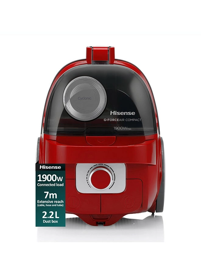Hisense Vacuum Cleaner (HVC1901GACRCY)