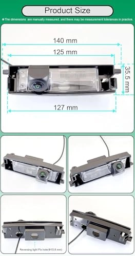 Rear View Camera - Night vision Wire AHD 720P