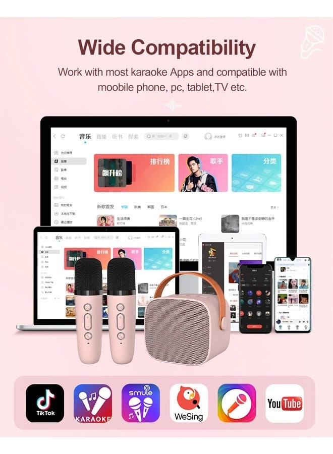 Karaoke Speaker Set - 2 wireless microphones