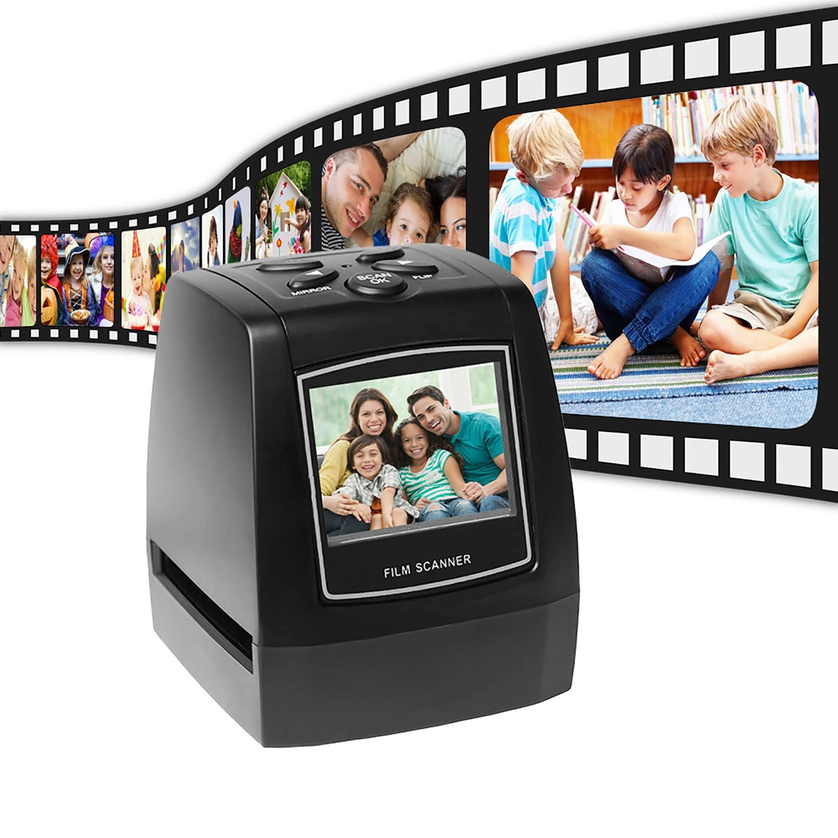 KAIKEA 35/135mm Film Scanner - 2.36 Inch LCD Image Preview
