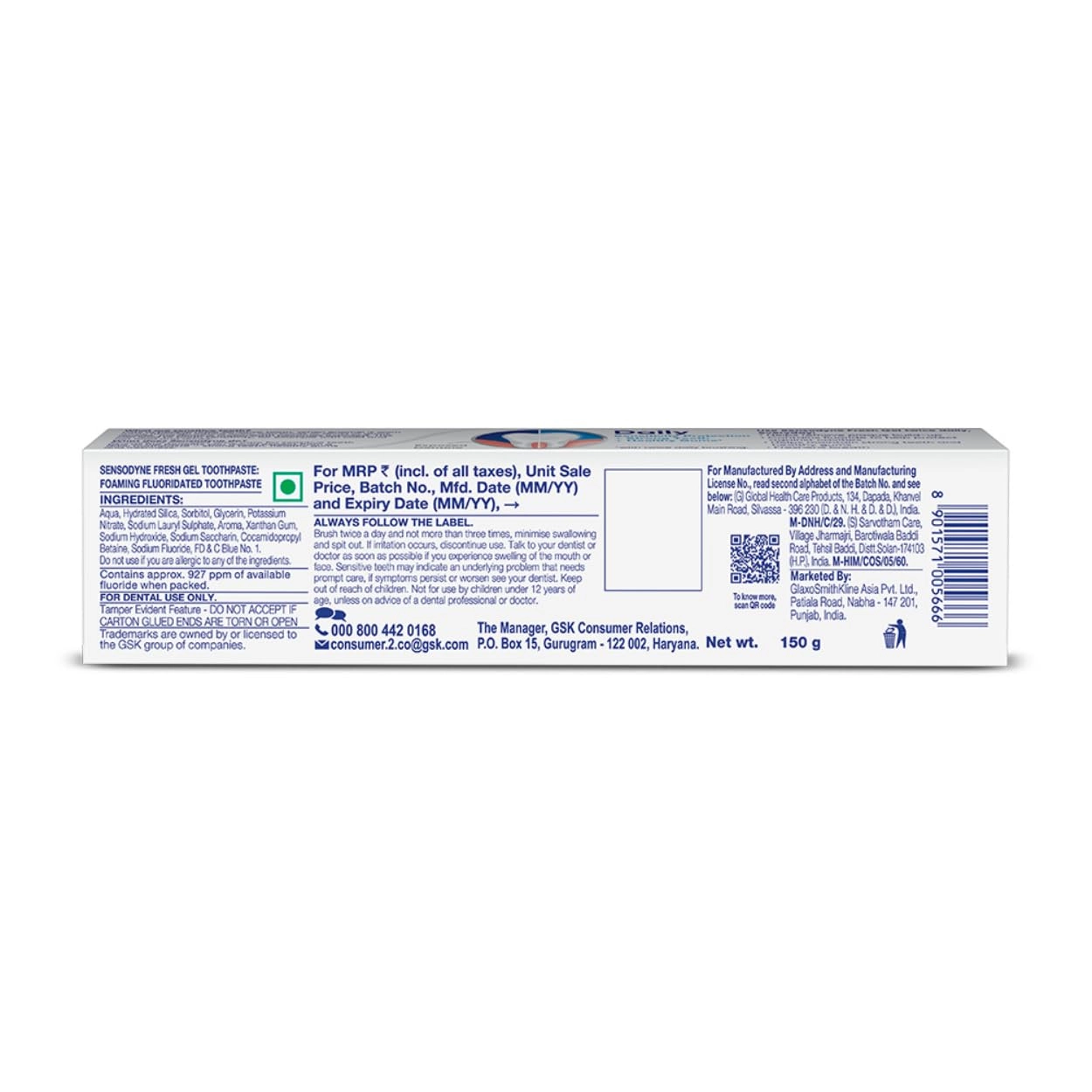 Fresh Gel Fresh Gel Toothpaste Adult 150 g