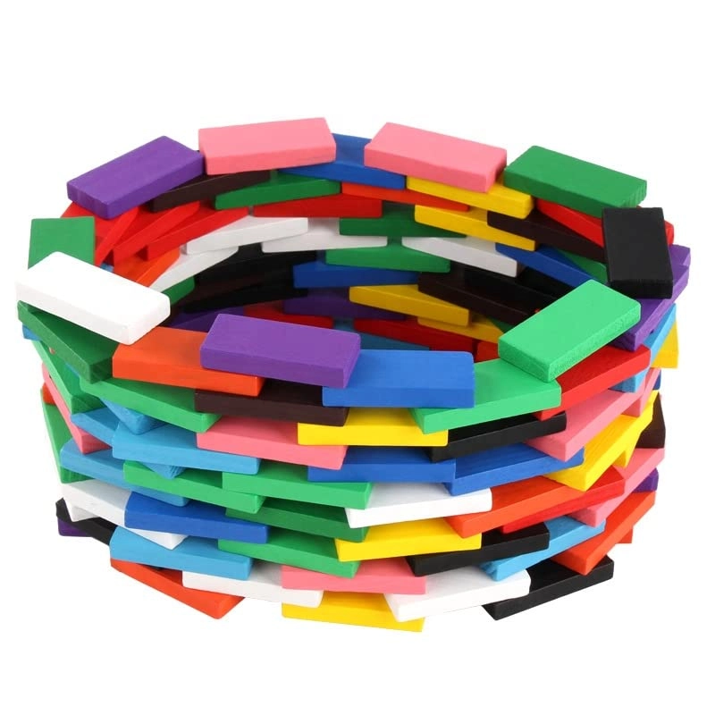 Wooden Building Blocks - 100pcs