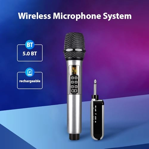 Weless Microphone System - 2 Microphones 2.4G