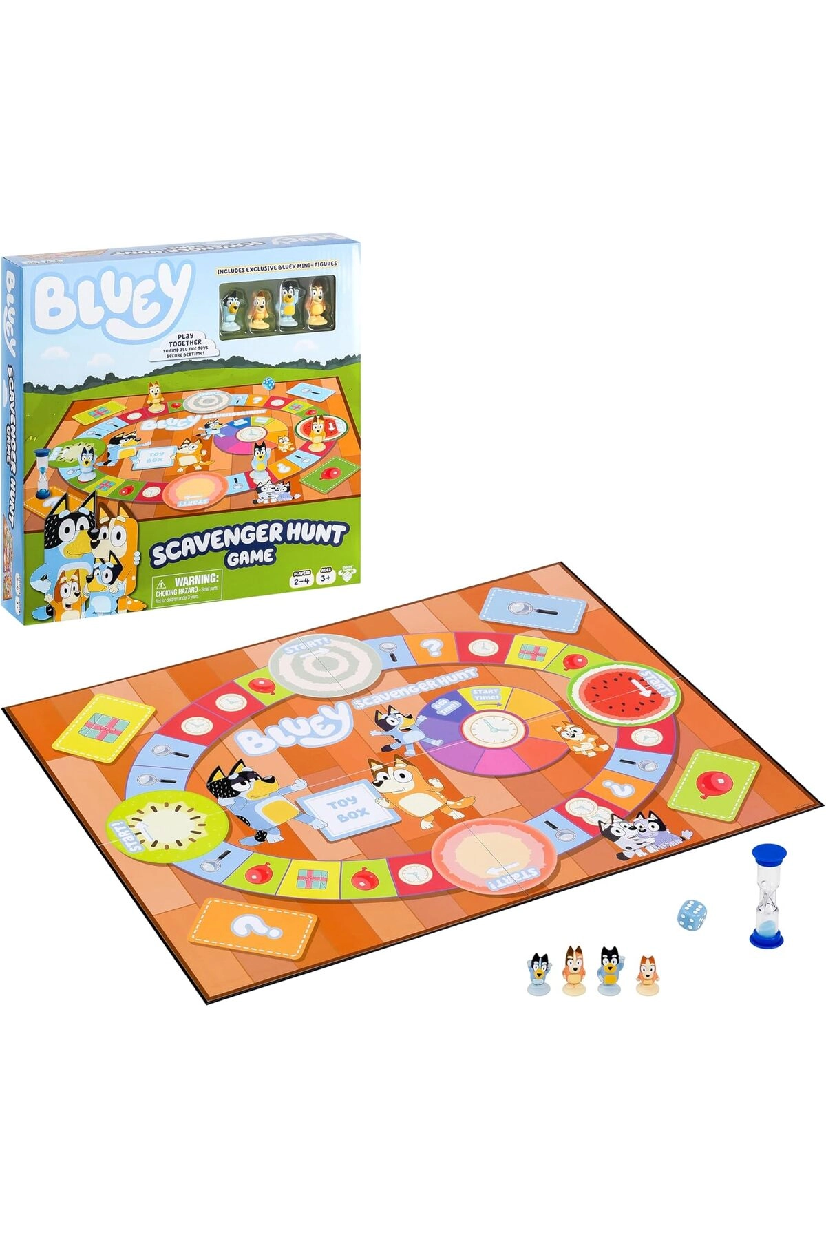 COLOR LAND CHILDRENS TOYS CENTER LLC Bluey Scavenger Hunt Game - 3 years+