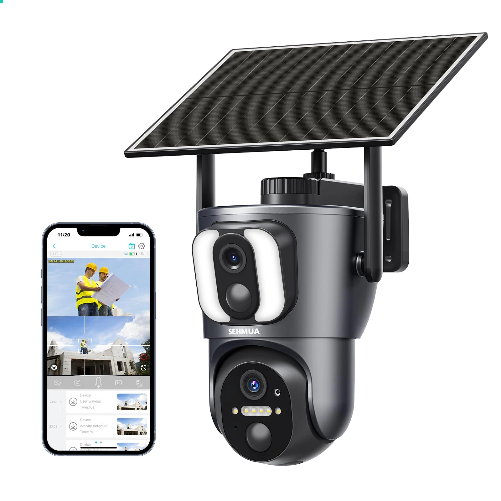 SEHMUA Dual Lens Security Camera 2K